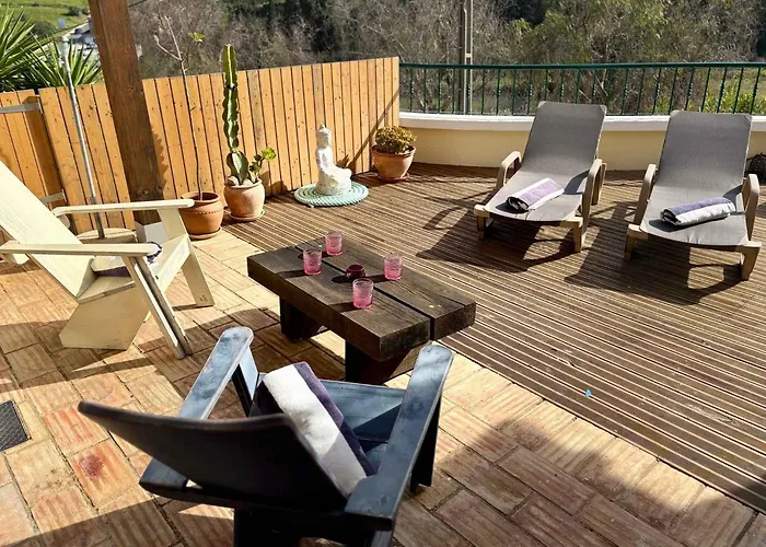 Ferienhaus Front Line Townhouse Face La In Luxury Sea Views Ferragudo (Faro)